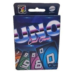 UNO Card Game 80s UNO Card Game Family Game Night Vintage Games